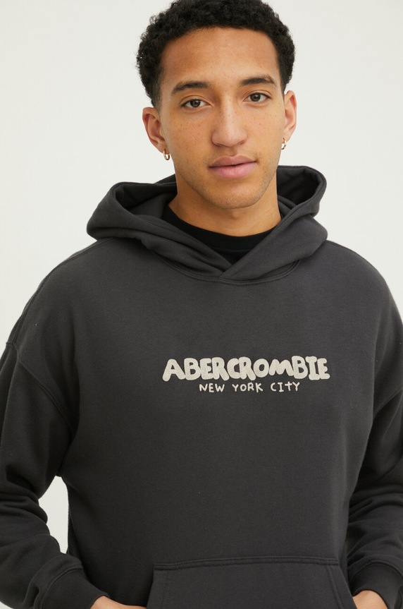 Mikina Abercrombie & Fitch černá KI122.4069.410