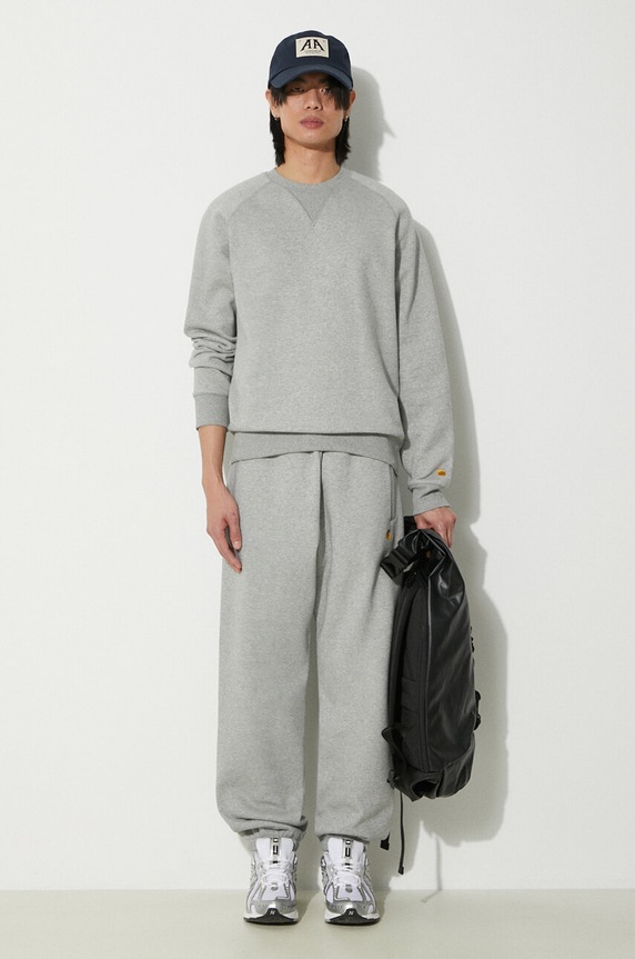 Carhartt WIP bluza Chase Sweat I033660.00MXX szary AW24
