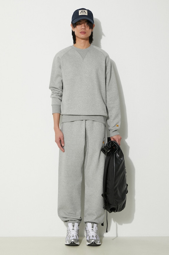 Carhartt WIP bluza Chase Sweat I033660.00MXX szary AW24