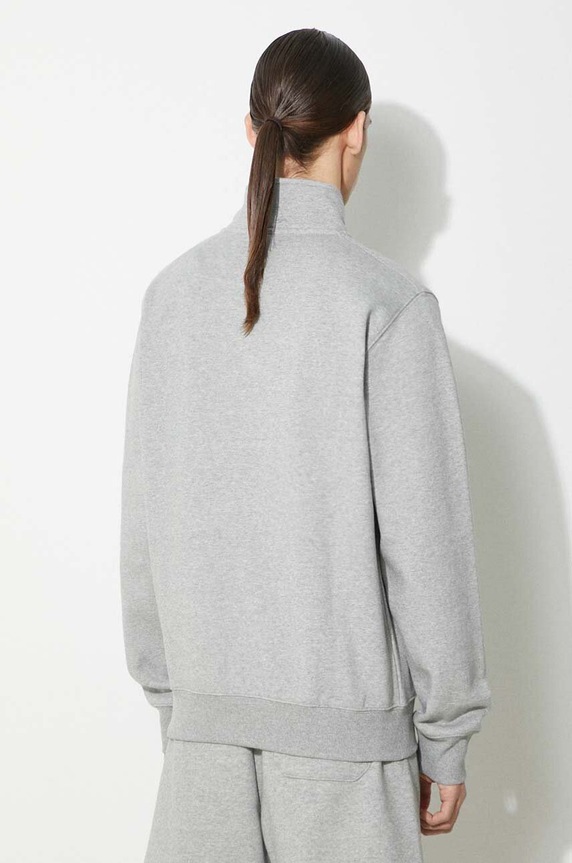 Clothing Carhartt WIP sweatshirt Chase Neck Zip Sweat I033665.00MXX gray