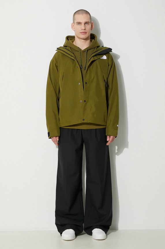 The North Face bluza bawełniana U The 489 Hoodie NF0A87D7PIB1 zielony SS24