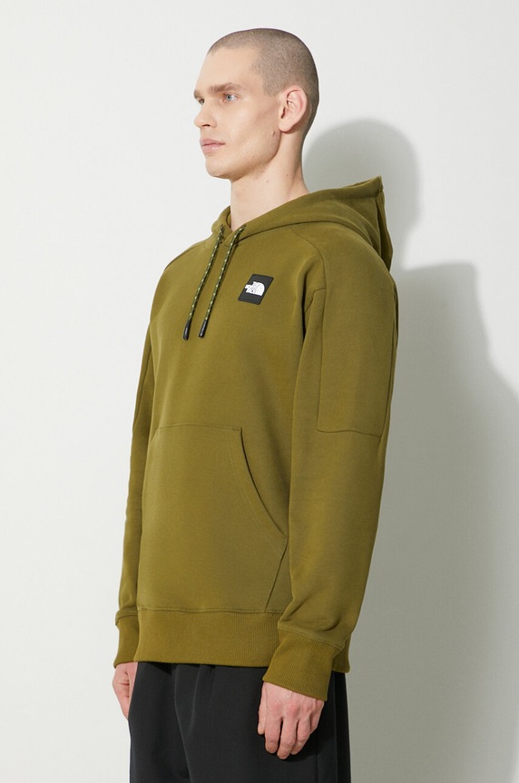 The North Face bluza bawełniana U The 489 Hoodie zielony NF0A87D7PIB1