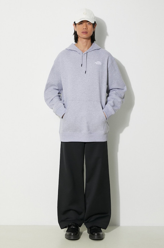 Mikina The North Face M Essential Hoodie jednofarebný sivá NF0A7ZJ9DYX1