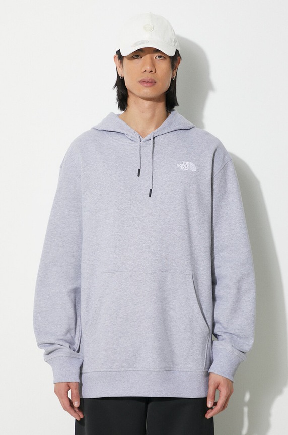 Mikina The North Face M Essential Hoodie NF0A7ZJ9DYX1 sivá SS24