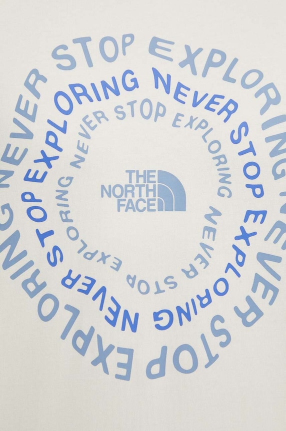 The North Face bluza bawełniana NF0A87F3QLI1 beżowy