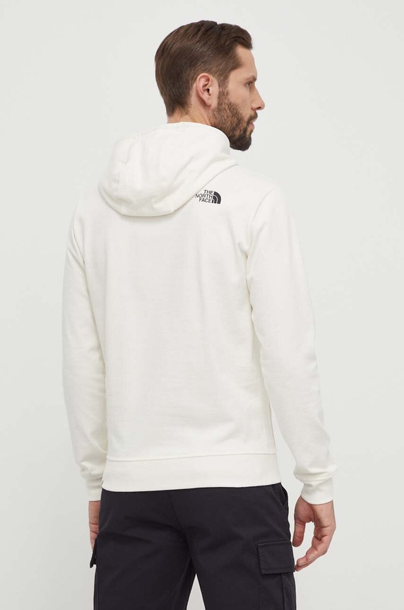Oblečení Bavlněná mikina The North Face NF0A55GFQLI1 bílá