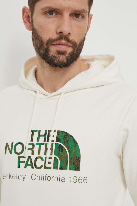 Bavlněná mikina The North Face NF0A55GFQLI1 bílá
