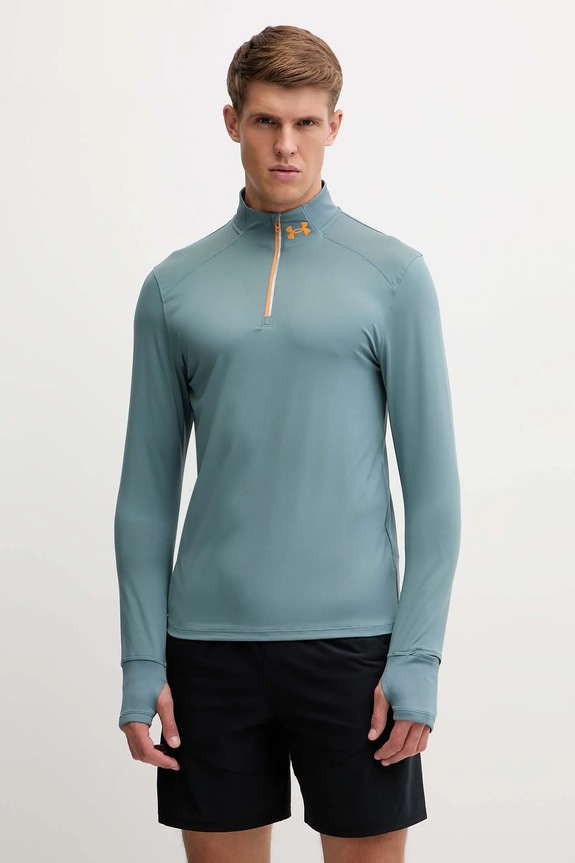 Φούτερ για jogging Under Armour Qualifier με ελαστάν πράσινο 1379288