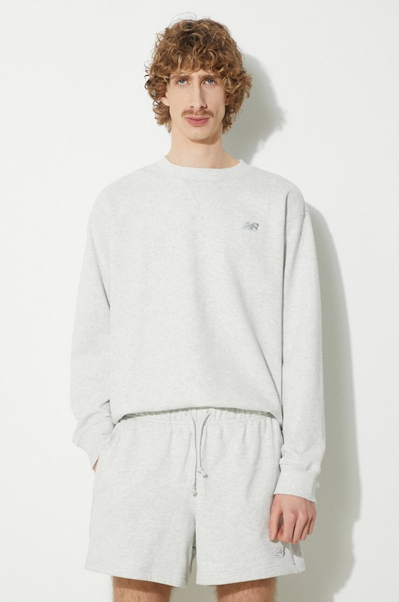 New Balance cotton sweatshirt other gray MT41506AHH