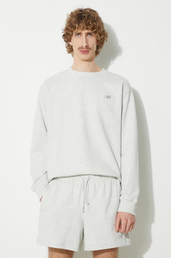 New Balance cotton sweatshirt other gray MT41506AHH
