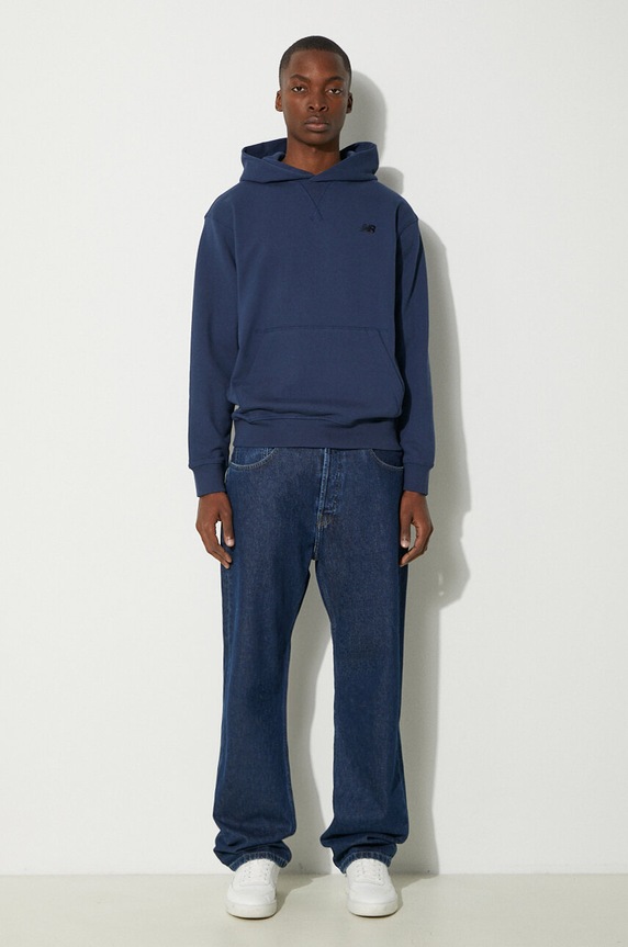 New Balance cotton sweatshirt MT41534NNY navy SS24