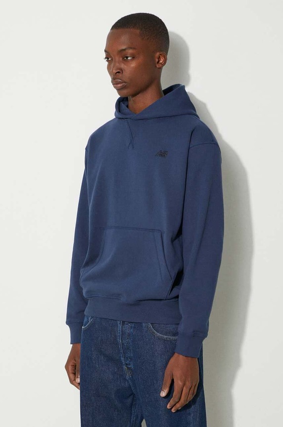 New Balance cotton sweatshirt navy MT41534NNY