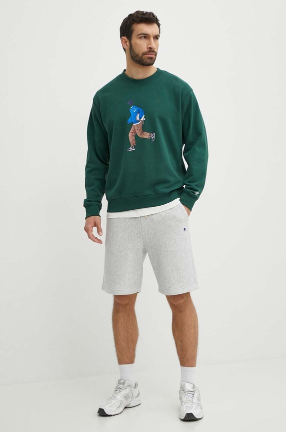 New Balance hanorac de bumbac MT41538NWG verde SS24