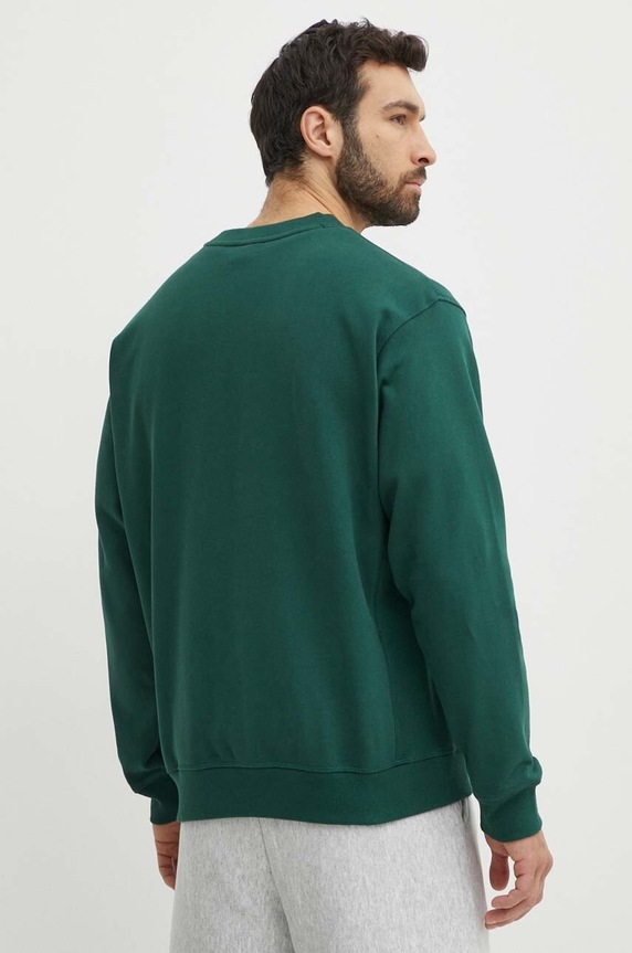 Îmbrăcăminte New Balance hanorac de bumbac MT41538NWG verde