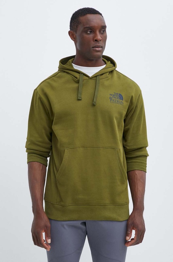 Ρούχα Βαμβακερή μπλούζα The North Face NF0A87DVPIB1 πράσινο