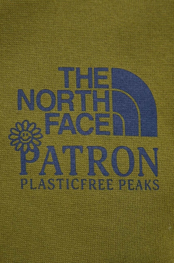 Βαμβακερή μπλούζα The North Face NF0A87DVPIB1 πράσινο