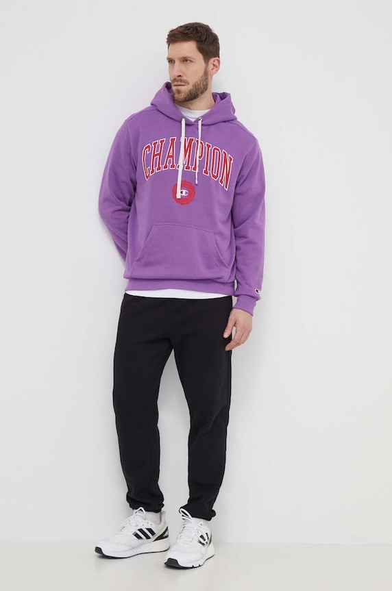 Champion felső 219830 lila SS24