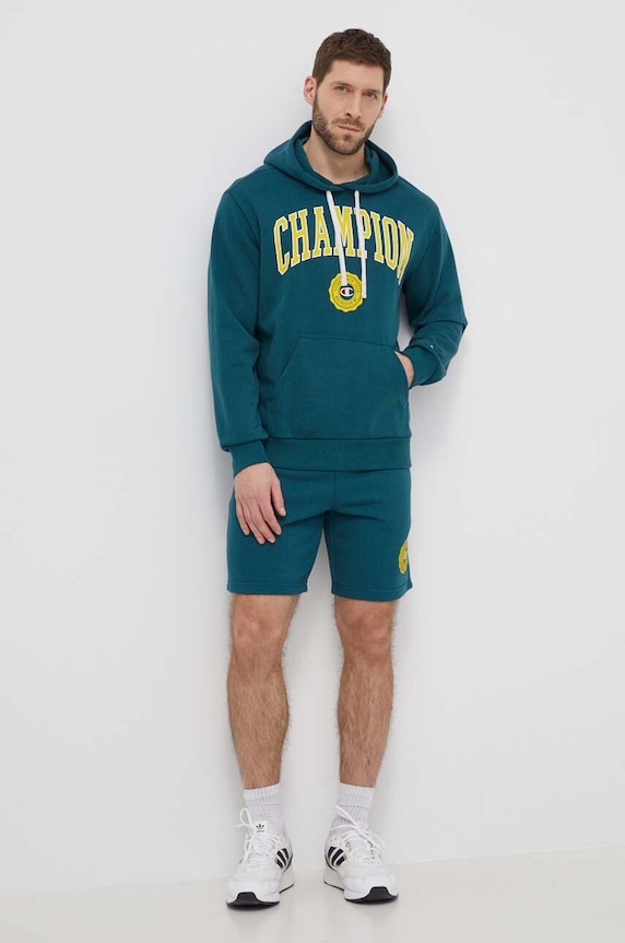 Champion felső 219830 zöld SS24