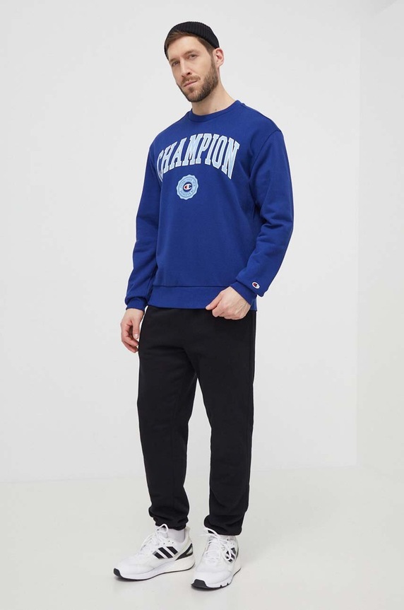 Champion bluza 219839 niebieski SS24