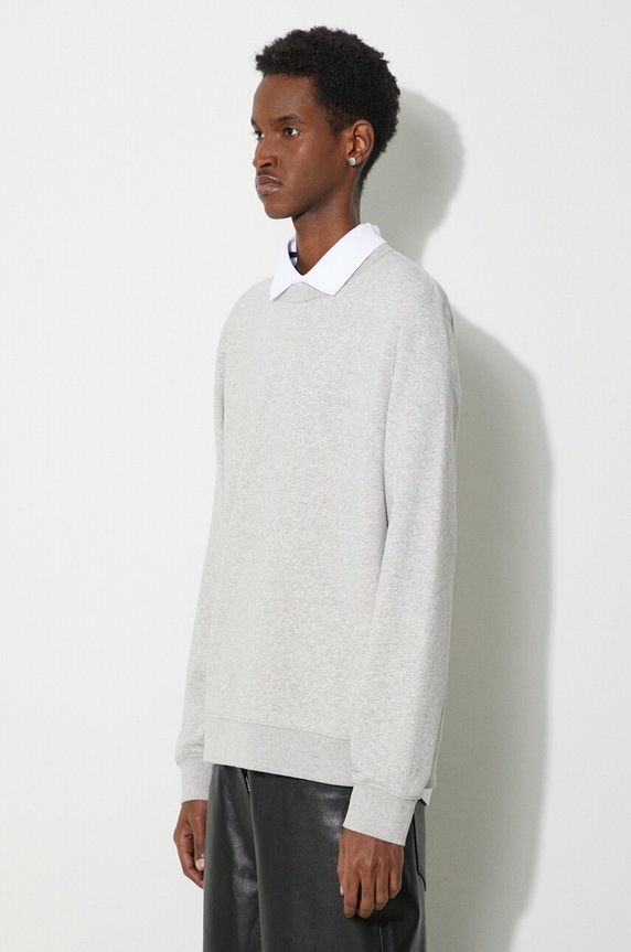 Woolrich bluza Logo Script Crewneck gri CFWOSW0225MRUT3684