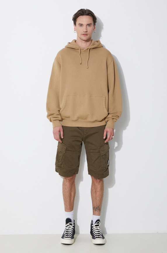 424 felpa in cotone Alias Hoodie FF4SMF01AP.JE375.706 beige SS24