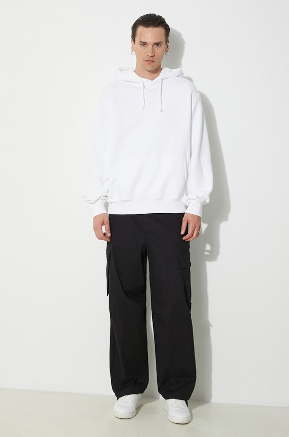 424 bluza bawełniana Alias Hoodie FF4SMF01AP.JE375.064 biały SS24