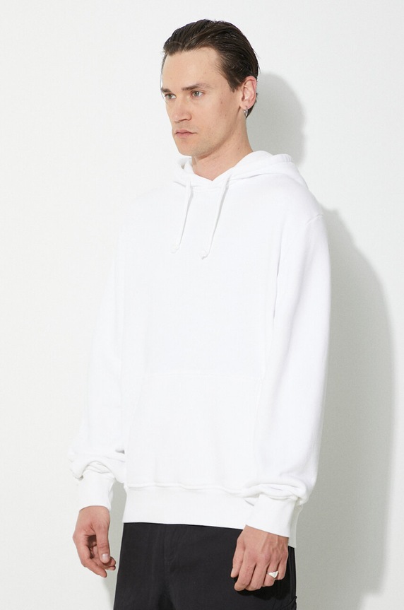 424 bluza bawełniana Alias Hoodie biały FF4SMF01AP.JE375.064