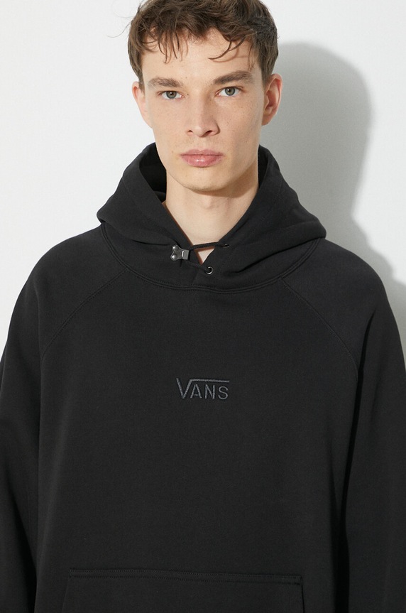 Βαμβακερή μπλούζα Vans Premium Standards Hoodie Fleece LX VN000GZ1BLK1 μαύρο