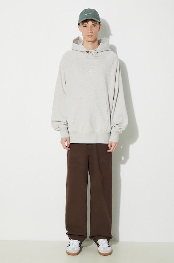 Vans hanorac de bumbac Premium Standards Hoodie Fleece LX VN000GZ1RKZ1 bej SS24