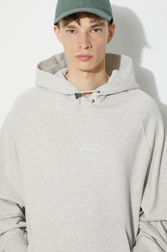 Vans hanorac de bumbac Premium Standards Hoodie Fleece LX VN000GZ1RKZ1 bej