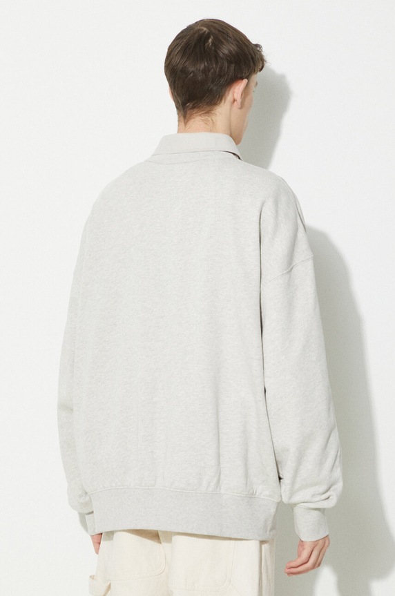 Îmbrăcăminte Vans hanorac de bumbac Premium Standards Crew Fleece LX VN000GBWRKZ1 bej