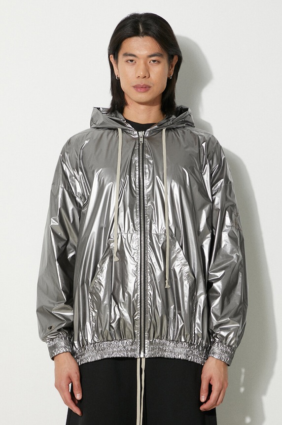 Rick Owens jacket x Champion Jumbo Jason with silver CM01D0464