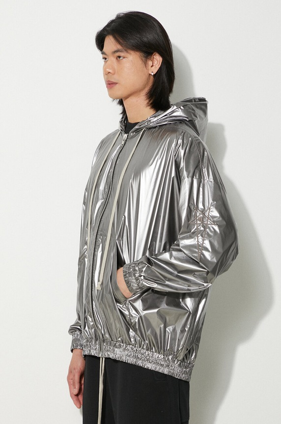 Rick Owens jacket x Champion Jumbo Jason silver CM01D0464