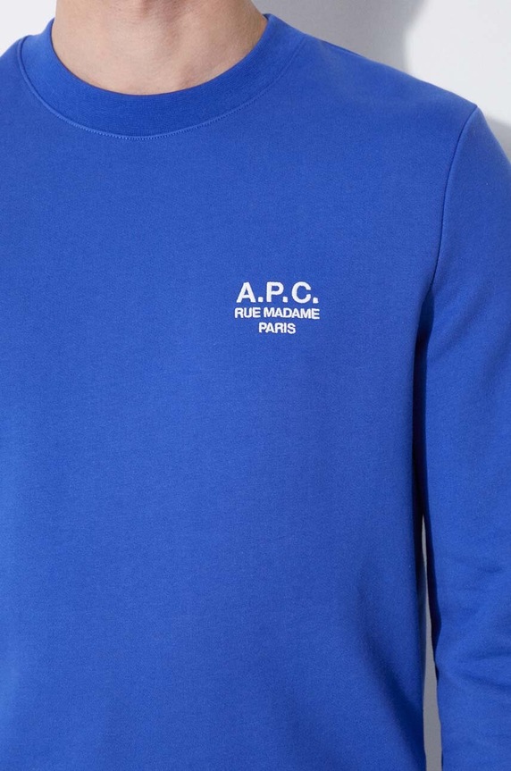 Памучен суичър A.P.C. sweat rider COEZD.H27699.TIC