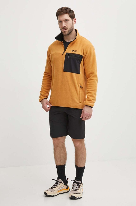 Picture bluza sportowa Mathew SMT130 żółty SS24