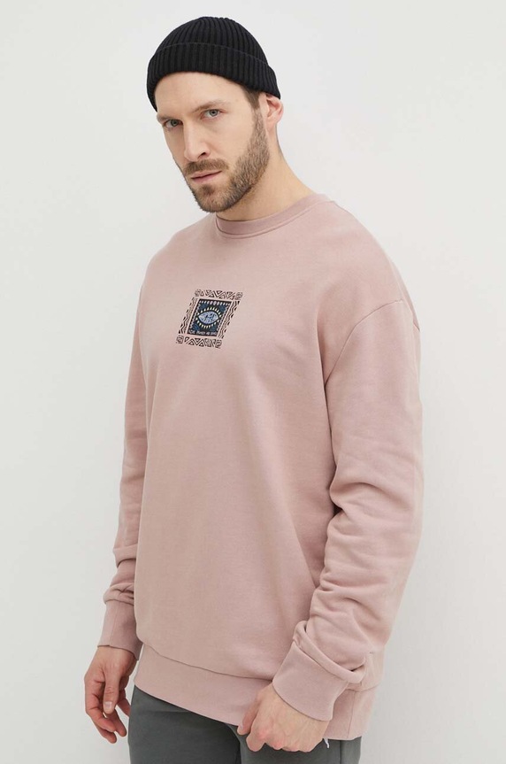 Picture bluza bawełniana Paipo MSW440 różowy SS24