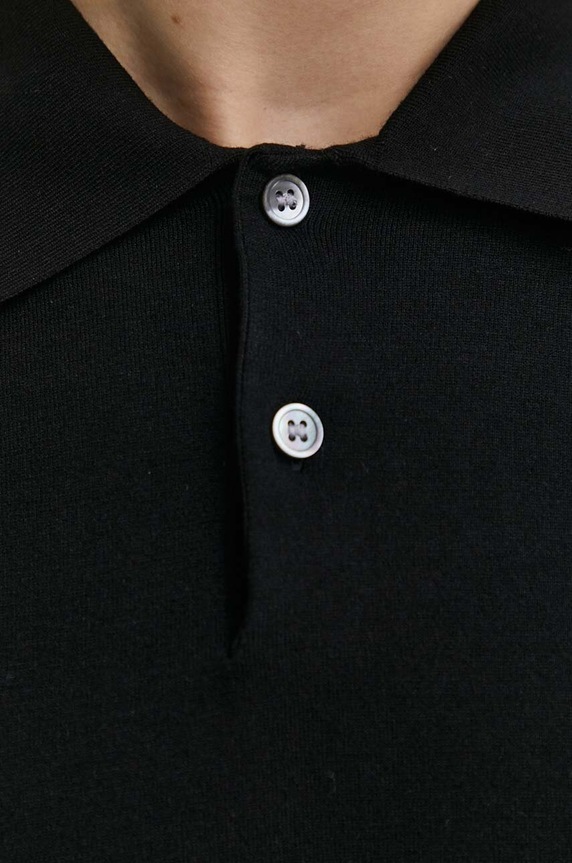 Theory polo N0186706 czarny