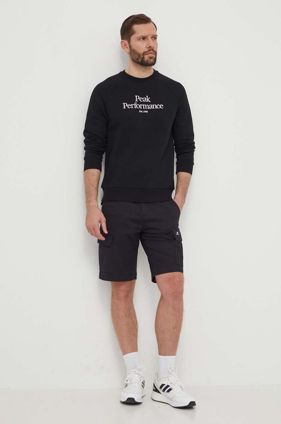 Mikina Peak Performance G79593 čierna SS24