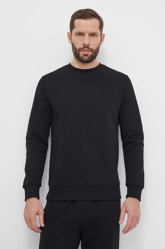 Mikina Peak Performance bez kapucne čierna G79590