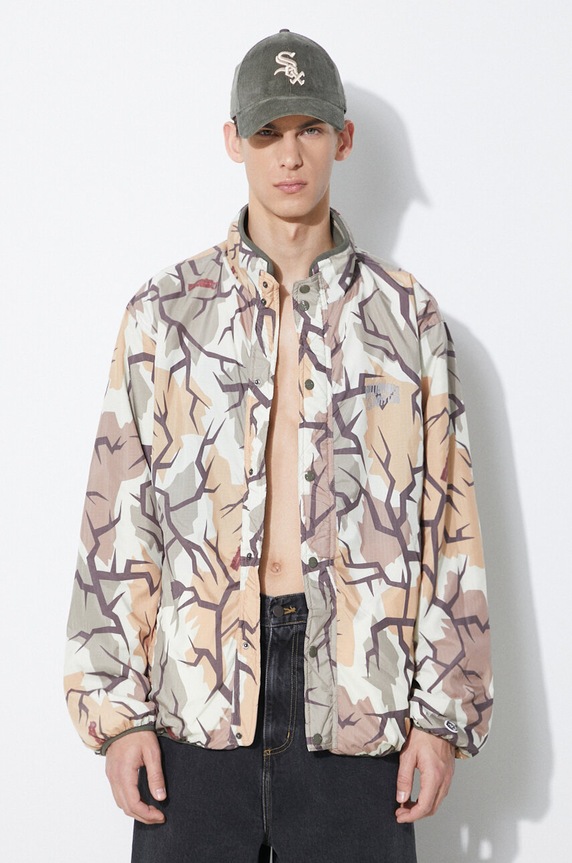 Billionaire Boys Club bluza cu doua fete Pull Out Shell B24106 bej SS24