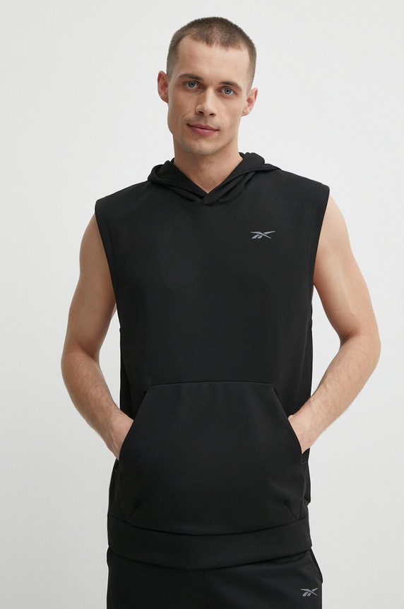 Reebok bluza Strength z kapturem czarny 100075597