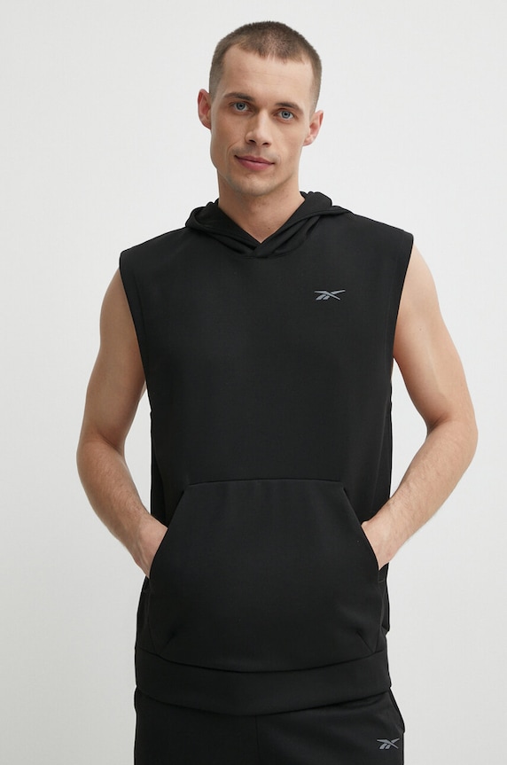 Reebok bluza Strength z kapturem czarny 100075597