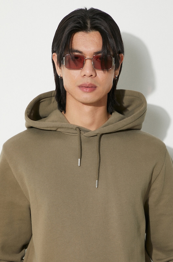 Βαμβακερή μπλούζα Norse Projects Vagn Slim Organic N20.1276.8076 πράσινο