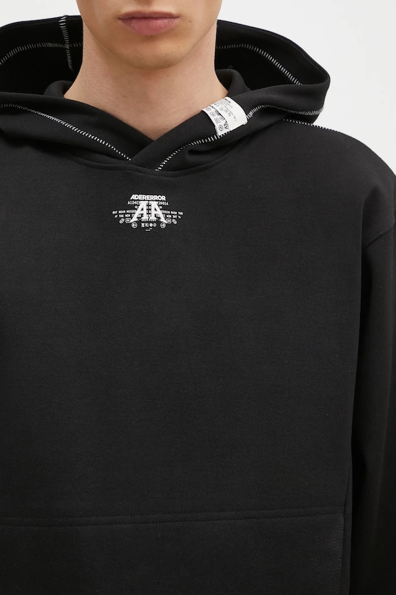 Ader Error sweatshirt Hoodie black BN01SSHD0102