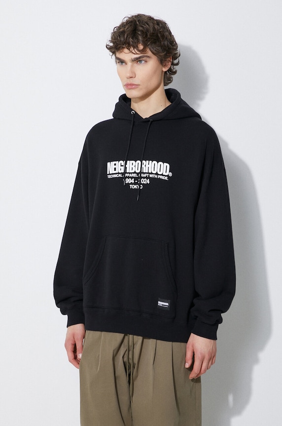 NEIGHBORHOOD cotton sweatshirt Classic black 241FPNH.CSM04