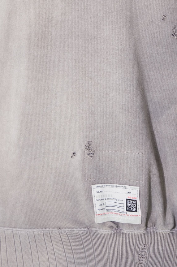 Maison MIHARA YASUHIRO bluza bawełniana Sun Faded A12PO542