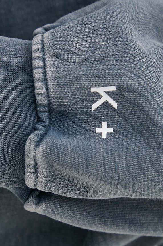 K+LUSHA bluza bawełniana KLAPOLLOTJ008PX szary