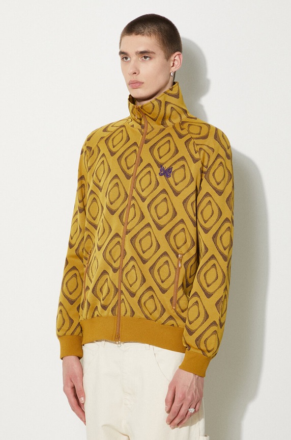 Needles felpa Track Jacket giallo OT224
