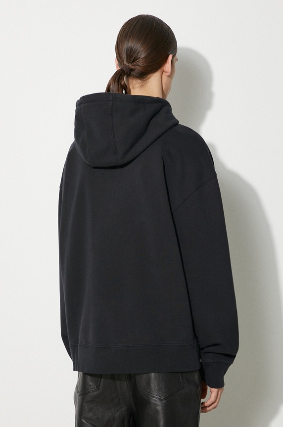 Clothing Maison Kitsuné cotton sweatshirt Bold Fox Head Patch Oversize Hoodie LM00705KM0001 black