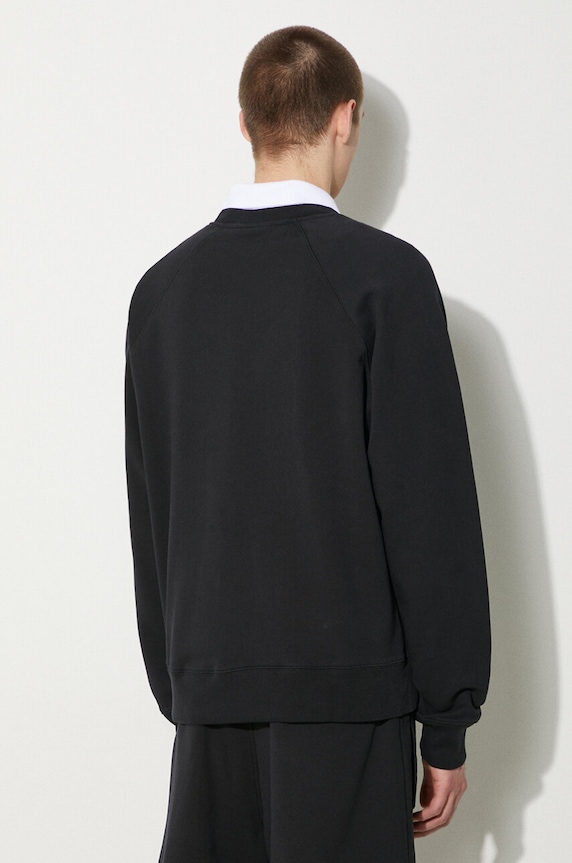 Oblečení Bavlněná mikina Maison Kitsuné Bold Fox Head Patch Oversize Sweatshirt MM00304KM0001 černá